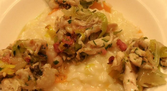 Ризотто с морковью и курицей