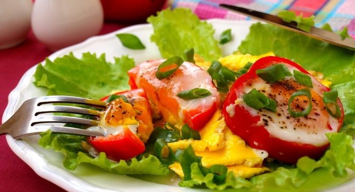 Яичница в перце