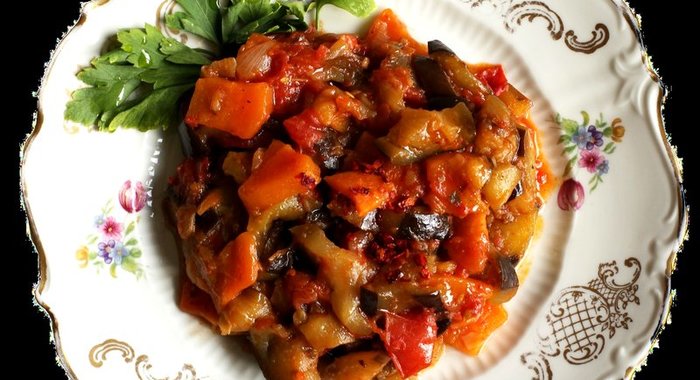 Баклажанная икра-рагу