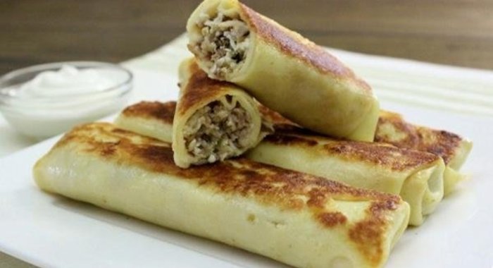 Блины фаршированные