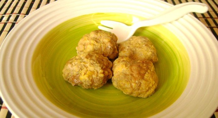 Говяжьи фрикадельки с тыквой