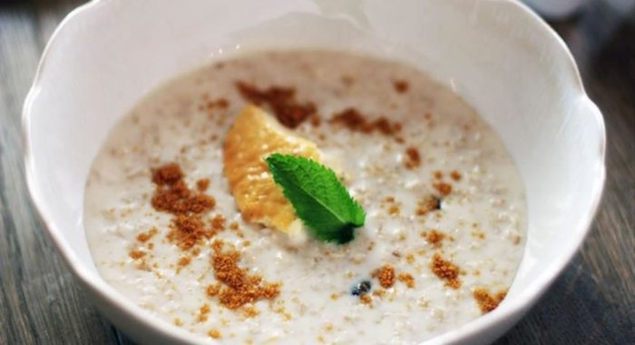 Овсяная каша с крем-брюле