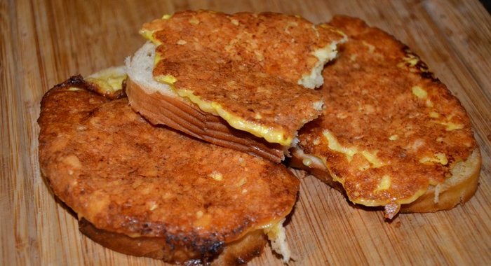 Сырные гренки