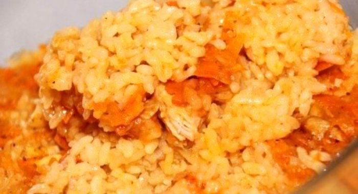 Плов в микроволновке с курицей