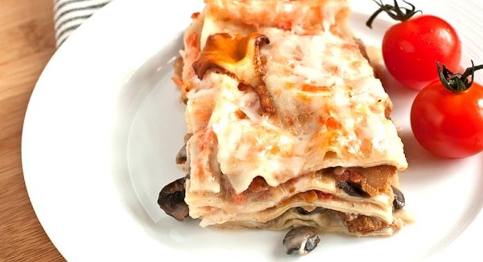 Лазанья с ветчиной и сыром