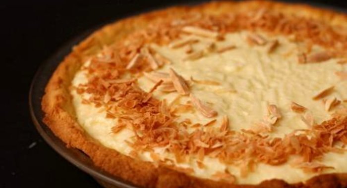 Тарт с кокосовым кремом