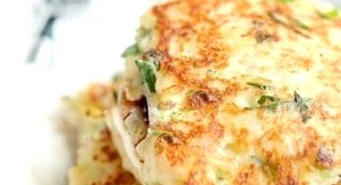 Картофельные оладьи с сыром