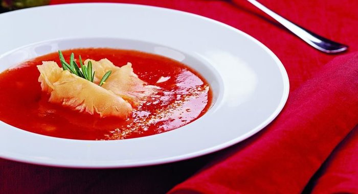 Заливное из перца с ананасами