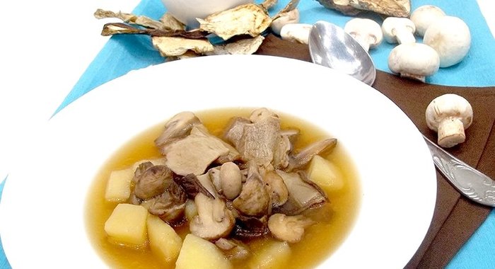 Грибная солянка без капусты