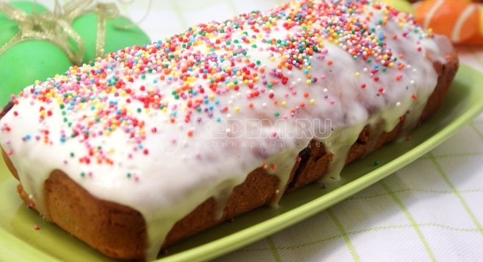 Лимонный кулич