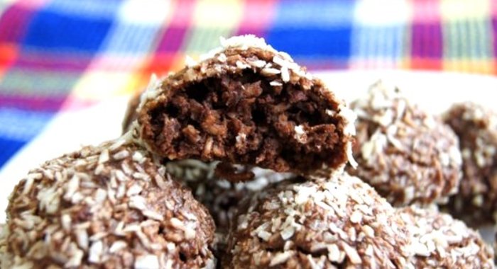 Шоколадно-кокосовое печенье