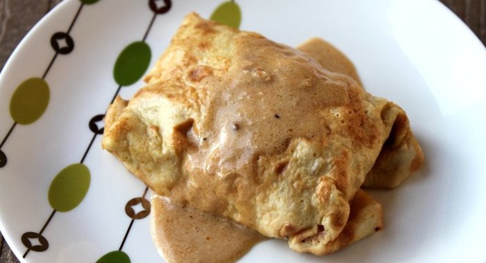 Блины с курицей