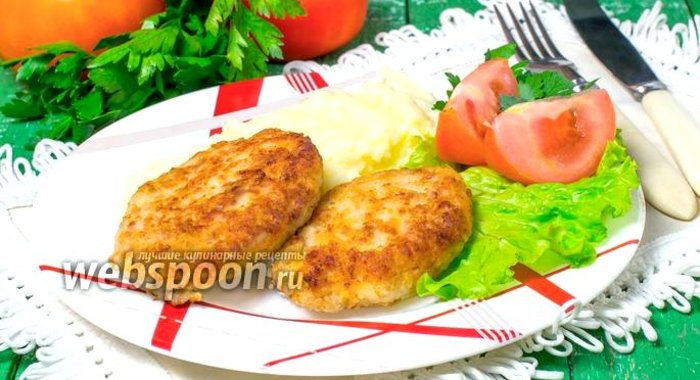 Котлеты рыбные из минтая