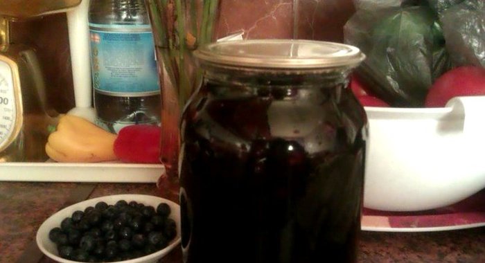 Компот из черники на зиму