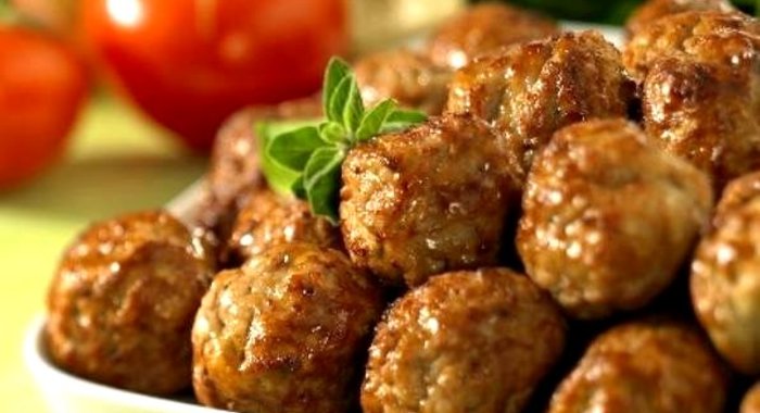 Шарики из говядины жареные с овощами по‑армянски