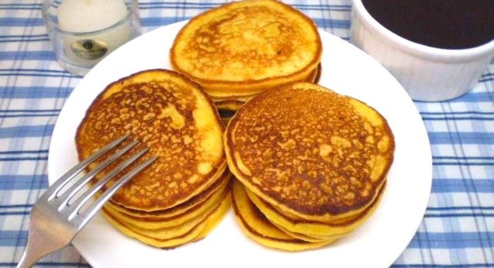 Нежные оладьи с тыквой