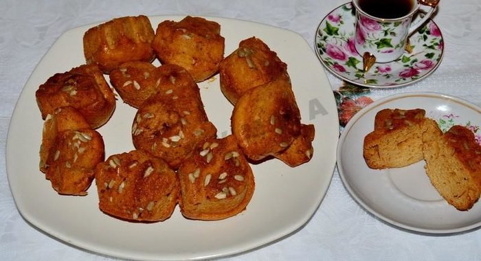 Кексы медовые