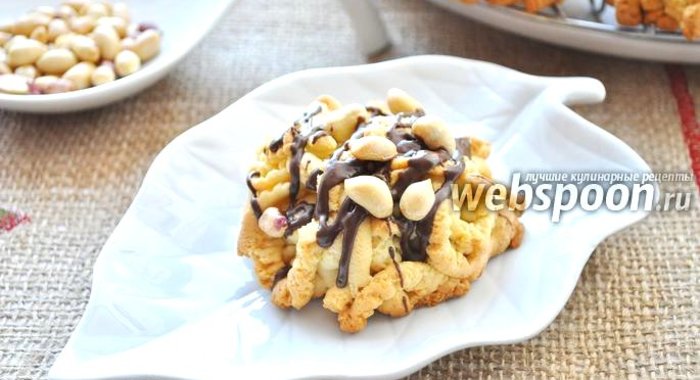 Печенье домашнее с шоколадом и орехами
