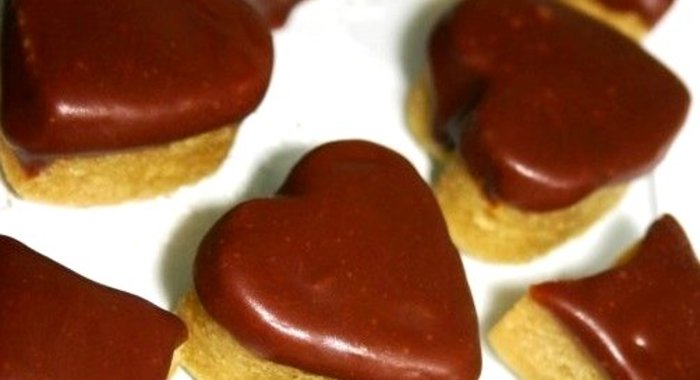 Конфеты в виде сердца