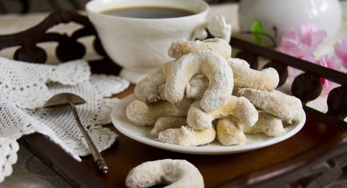 Венские миндальные подковки