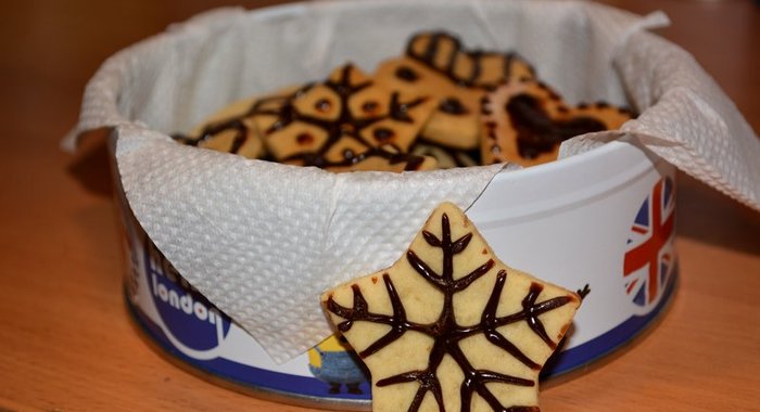 Новогоднее имбирное печенье