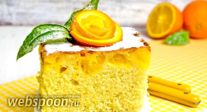 Апельсиновая шарлотка