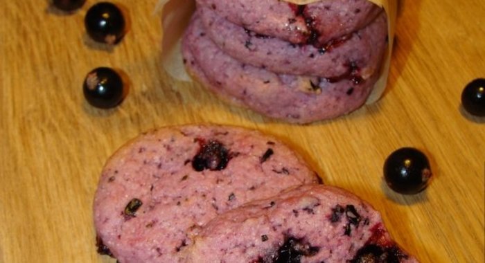 Черносмородиновое печенье