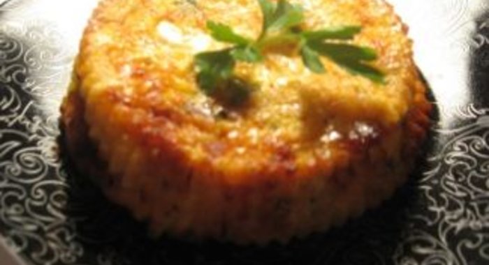 Тыквенные мини-запеканки с брынзой