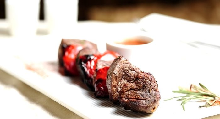 Шашлык с болгарским перцем