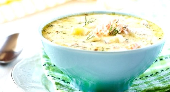 Молочная уха