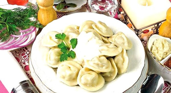 Пельмени со свежими грибами