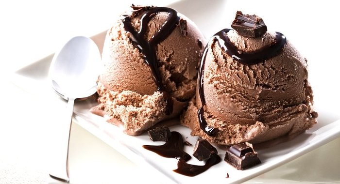Домашнее шоколадное мороженое