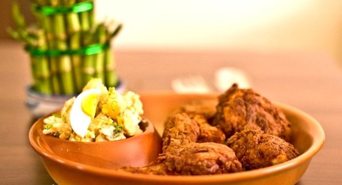 Картофельный салат с курочкой