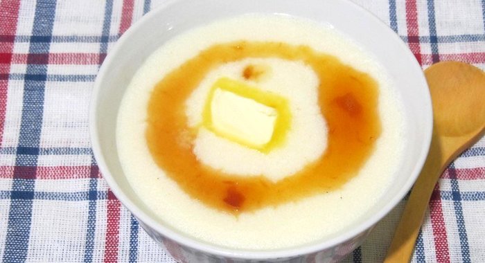 Манная каша с маслом