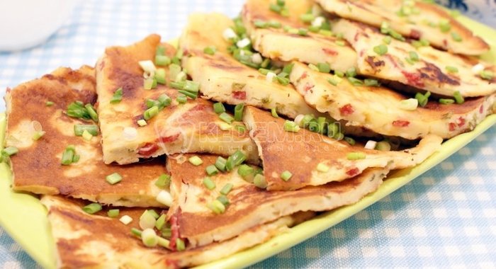 Сырные лепешки с начинкой