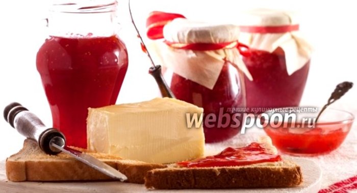 Клубничный джем с ванилью и лимонной цедрой