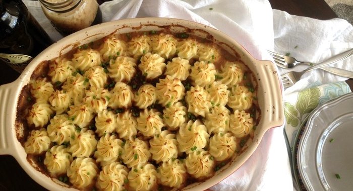 Постный пирог грибной