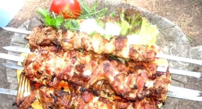 Шашлык из кролика