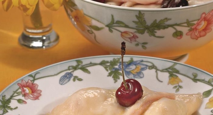 Вареники с вишней