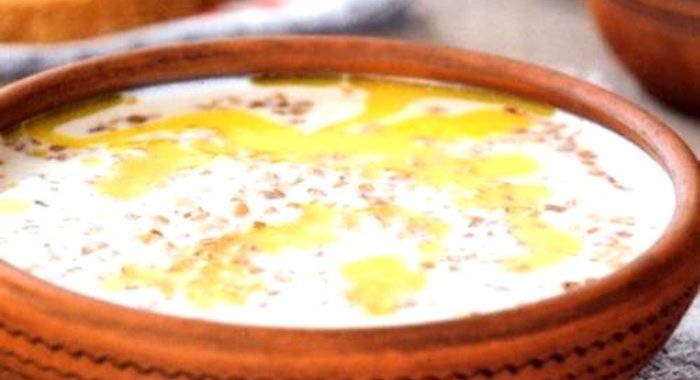 Молочный суп с гречкой