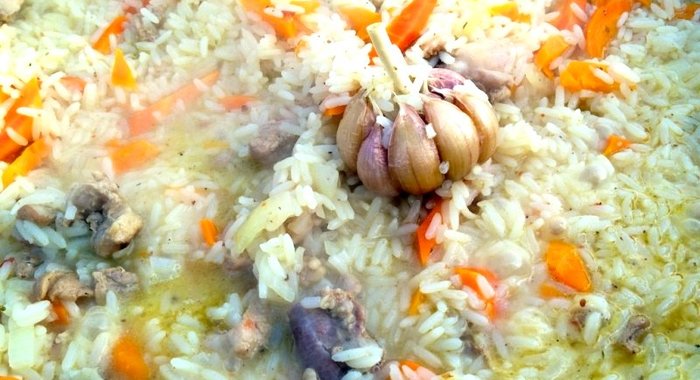 Плов из кролика