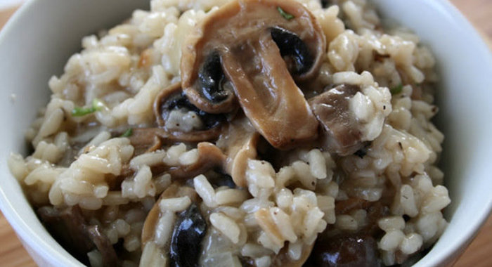 Ризотто с белыми грибами