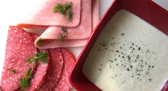 Суп грибной на курином бульоне