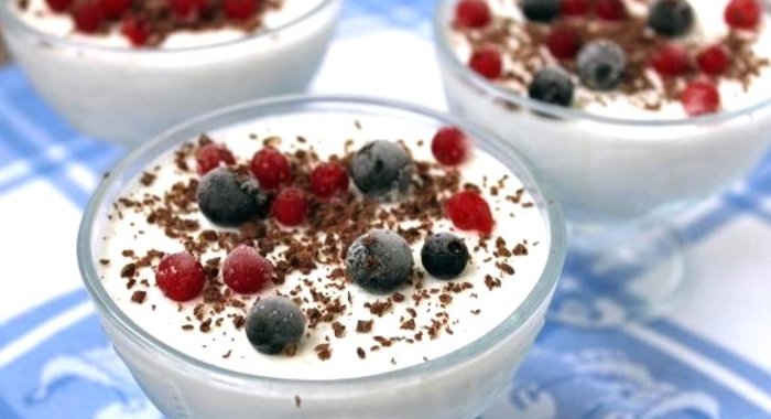 Творожно-ягодное суфле