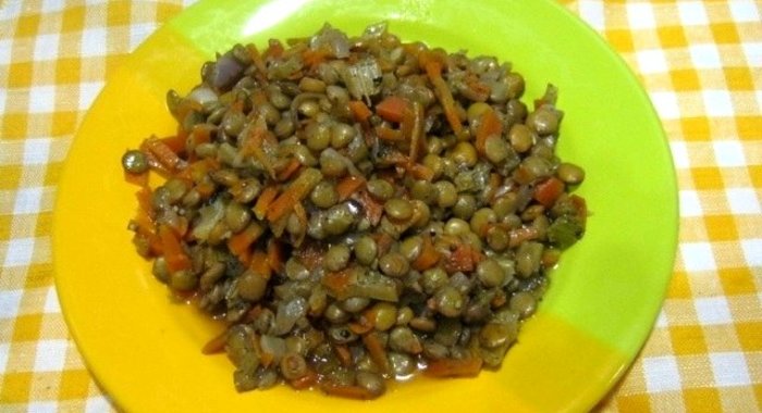 Ризотто из чечевицы