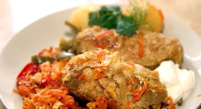 Голубцы в микроволновке