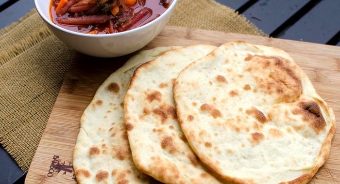 Индийские лепешки наан