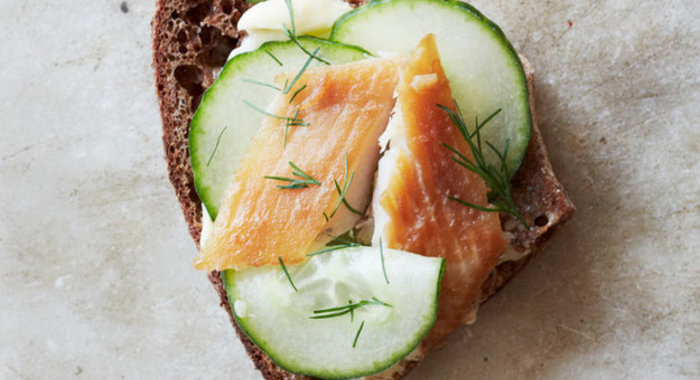 Бутерброд в скандинавском стиле