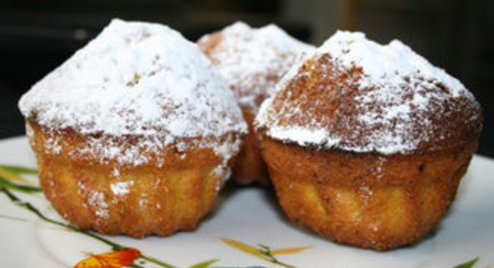 Морковные маффины (кексы) с апельсиновой цедрой и миндалем