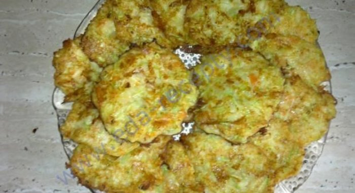 Кабачковые оладьи без муки